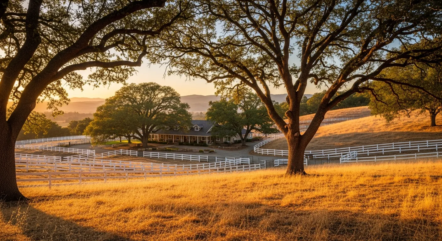 Rural foothill ranch property in Auburn California area